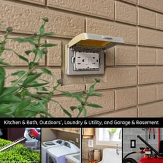 Weather Resistant Receptacle