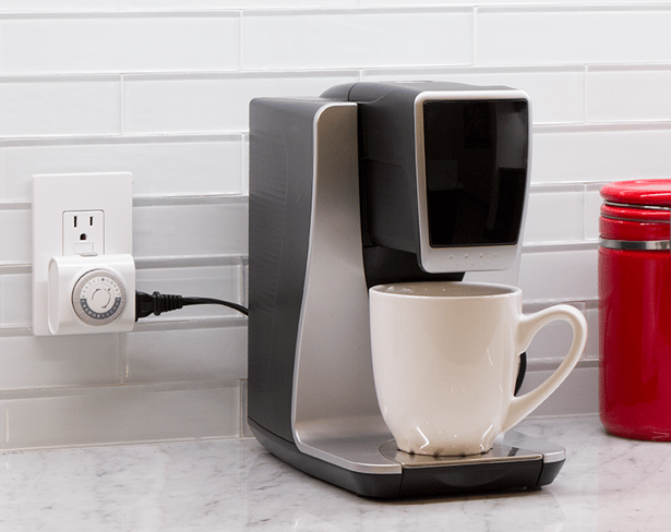 Turn on your coffeemaker every morning with digital timers by Jasco