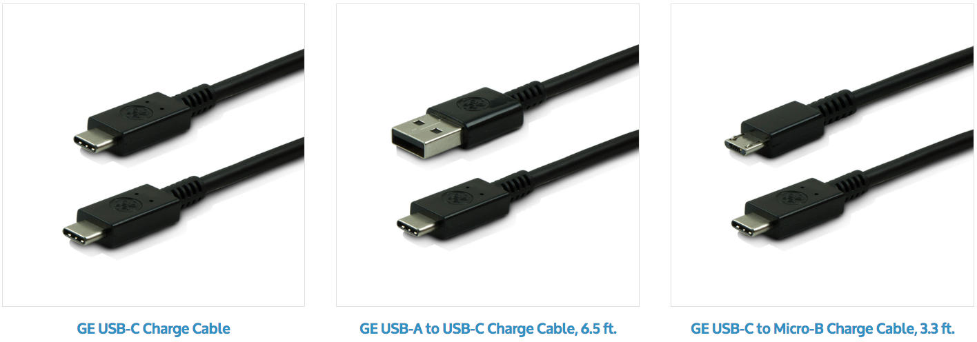 GE USB-C Cables