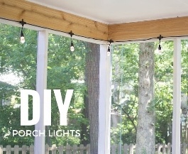 DIY Porch Lights with Enbrighten Cafe String Lights