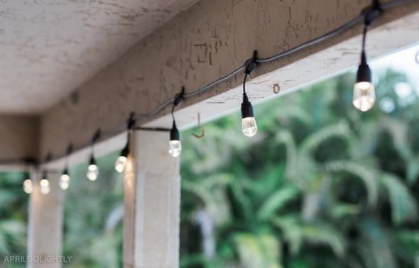 DIY Porch Lights with Enbrighten Cafe String Lights