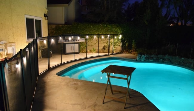 Poolside bliss with Enbrighten Cafe Lights