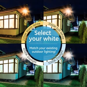 Enbrighten Security Lights White Selection 
