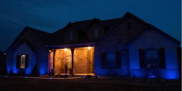 Exterior Home Lighting with Enbrighten Landscape Lights. 