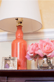 painted bottle lamp