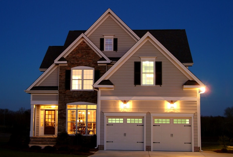 Use security lighting on exterior of home to improve safety.